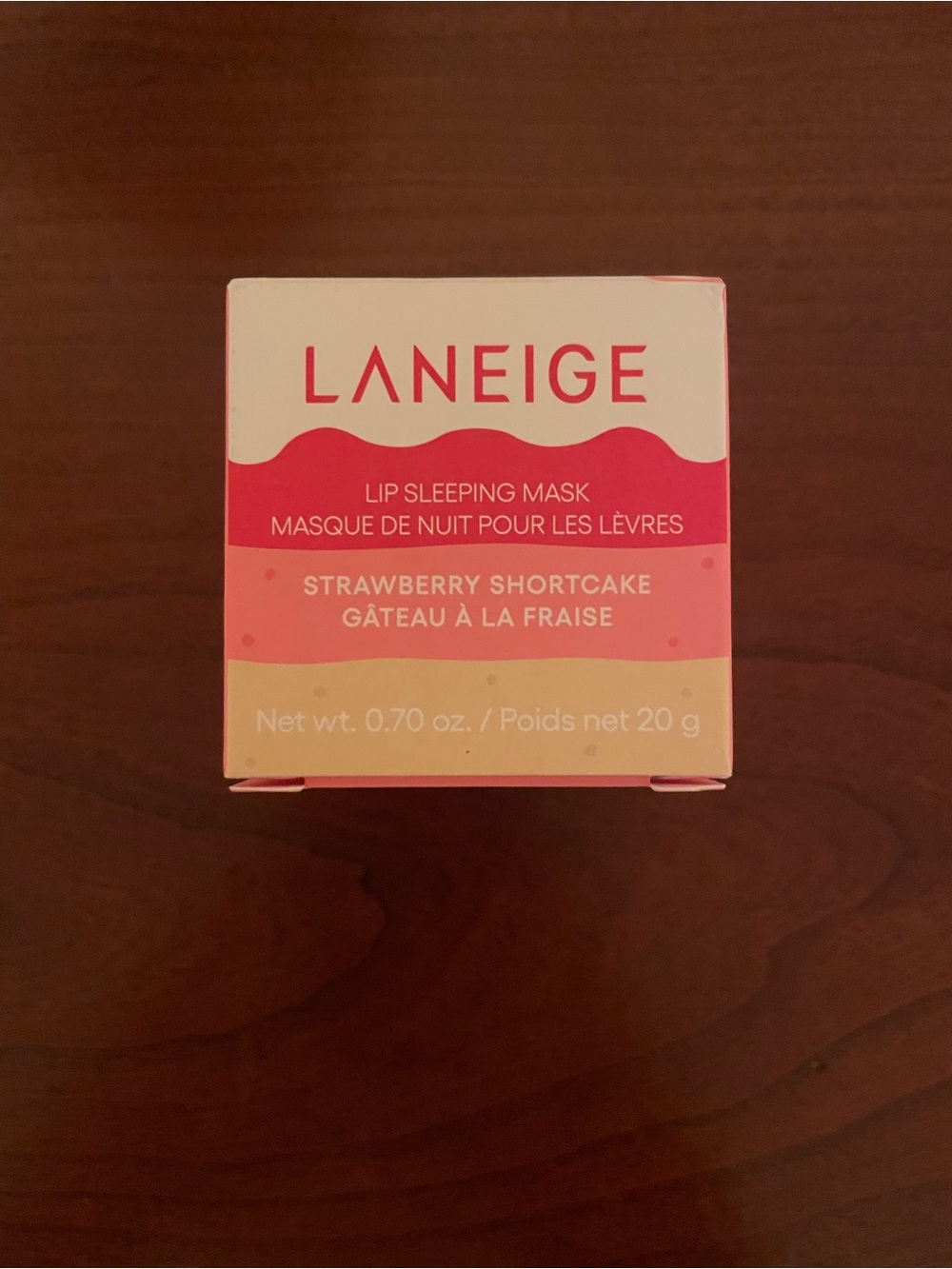 LANEIGE Strawberry Shortcake Lip Sleeping Mask - Pink and Cream Packaging